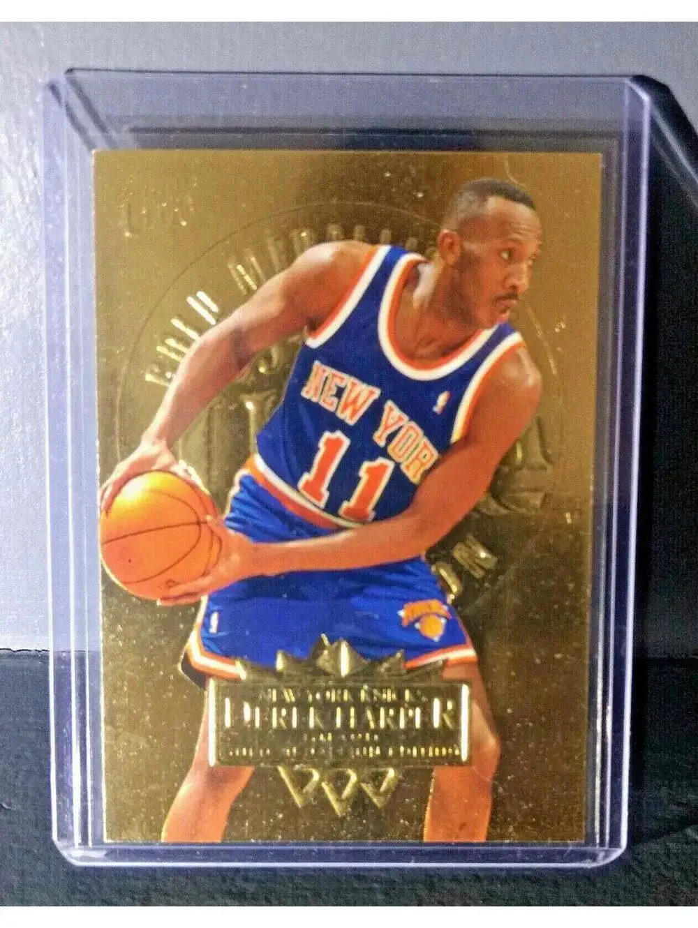 1995-96 Derek Harper Fleer Ultra Gold Medallion #118 Basketball Card
